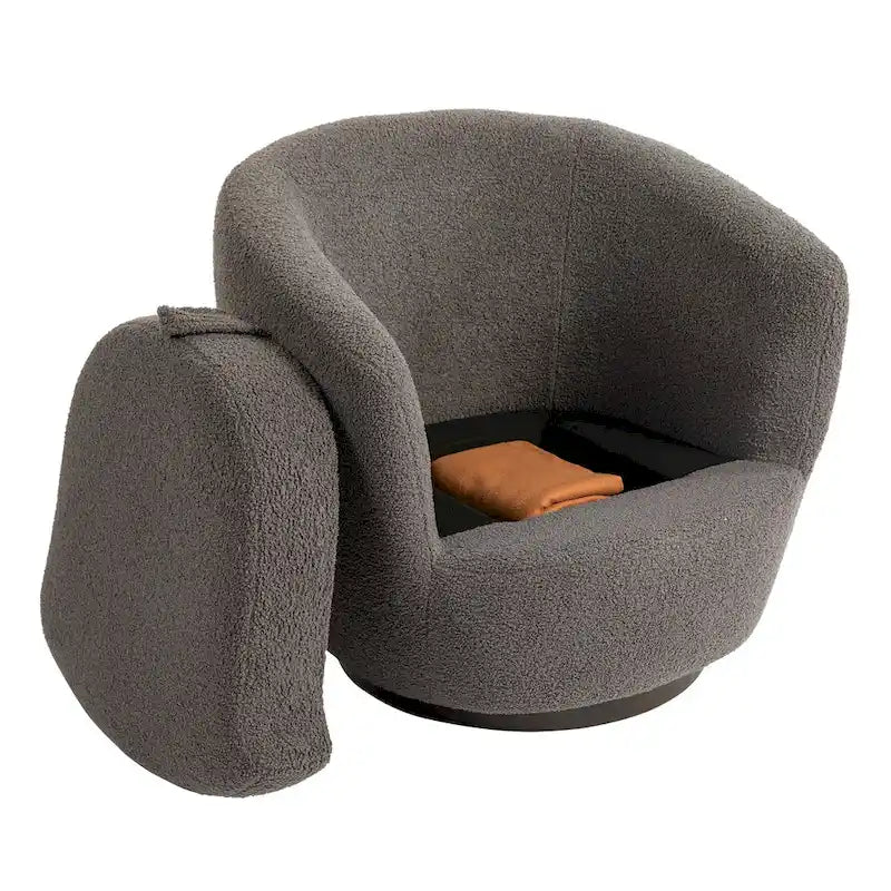 Fauteuil pivotant Grey 37.2 avec rangement