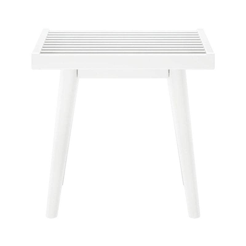 Banc carré en bois style milieu du siècle