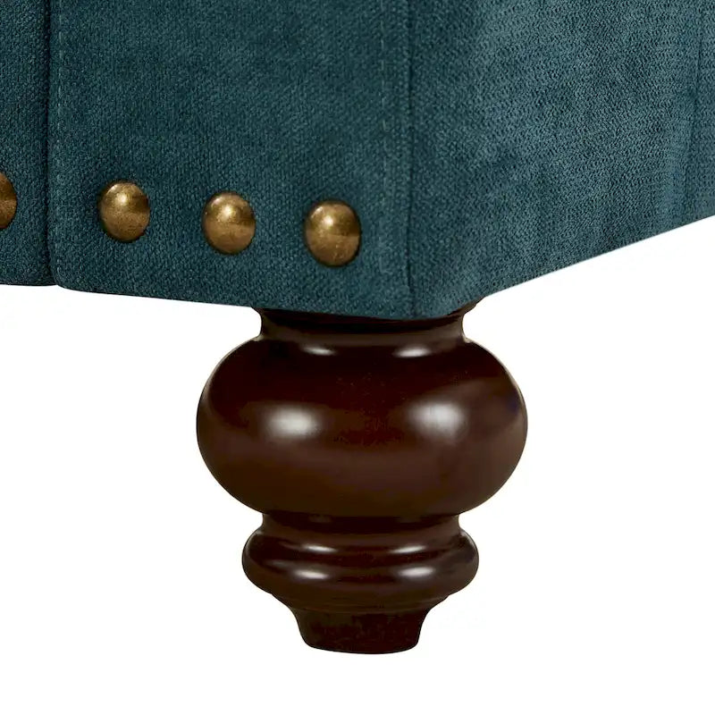 Fauteuil canapé moderne avec garniture cloutée – 33.07 x 37.20 x 35.43