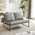 Fauteuil d'appoint avec dossier et coussin d'assise extra épais, chaises de canapé
