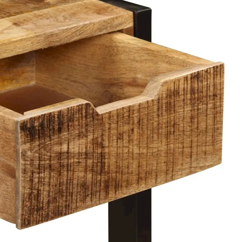Buffet avec 3 tiroirs 43,3x13,8x29,5 po Bois de manguier massif