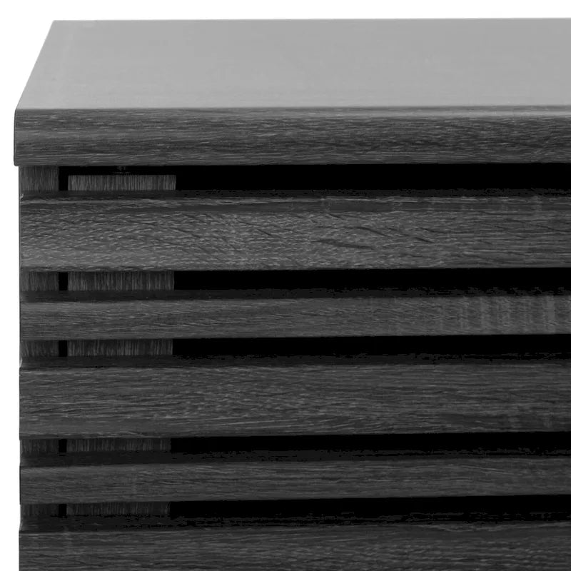 Meuble TV avec rangement couleur noyer, 59 po - 59 l x 15 P x 19 H - 59 l x 15 P x 19 H