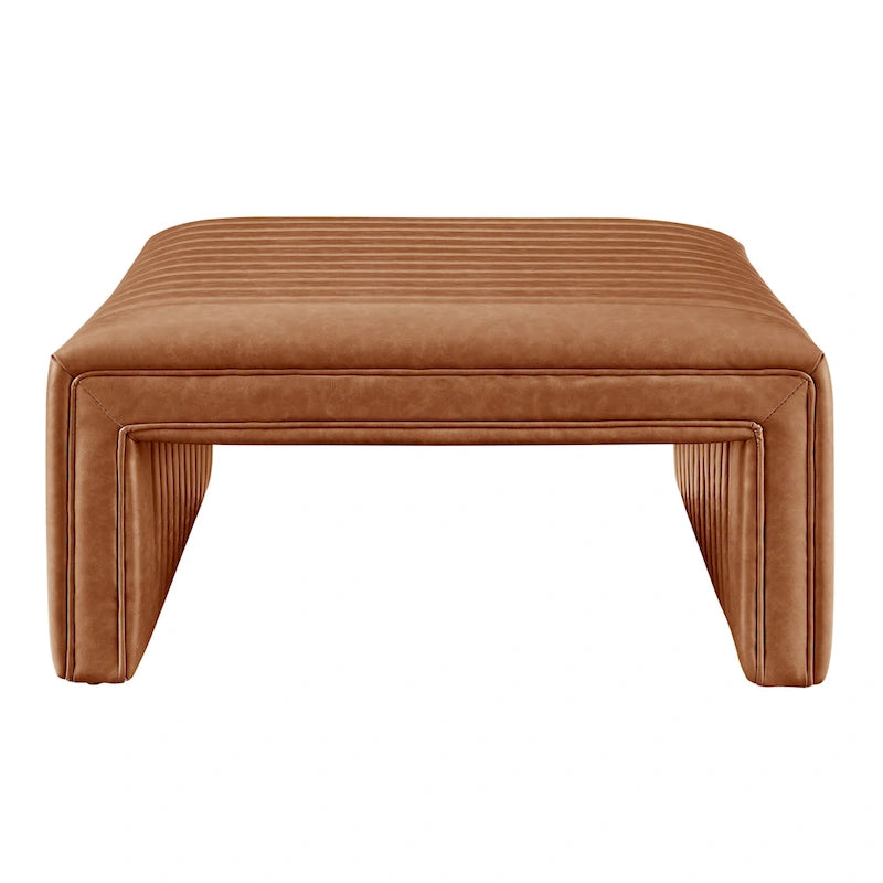Table basse en similicuir