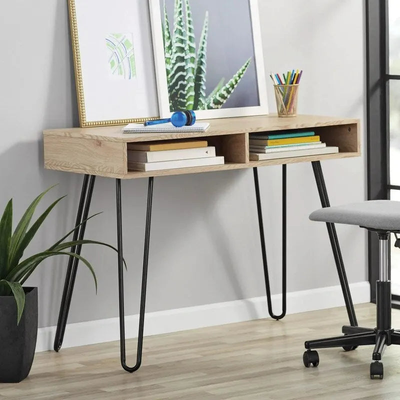Bureau à pieds épingle
