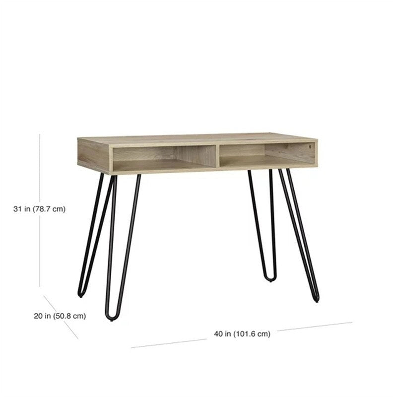 Bureau à pieds épingle