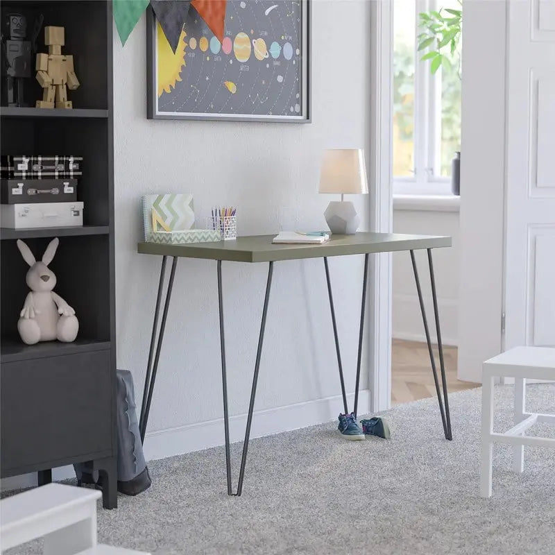 Bureau d'ordinateur rétro